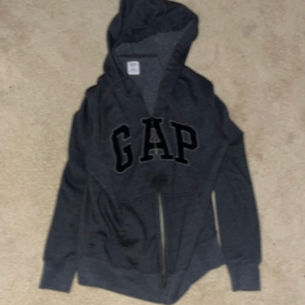 black gap zip up - women’s small - gently worn